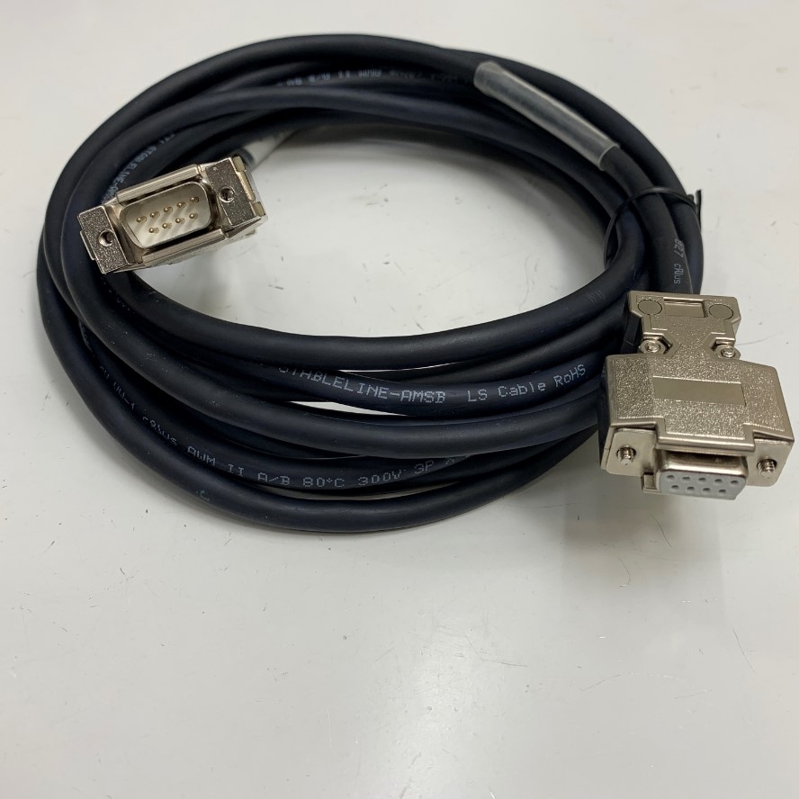 Cáp Original B Rotation Buffer ENC (46) Dài 5M 17ft Cable Shielded RS232 Serial DB9 Male to Female Cable 3P x 24AWG UL E52853 80°C 300V OD 6.5mm Color Black