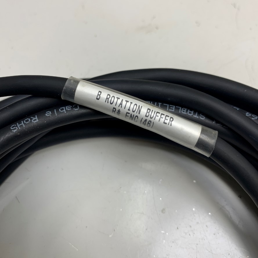 Cáp Original B Rotation Buffer ENC (46) Dài 5M 17ft Cable Shielded RS232 Serial DB9 Male to Female Cable 3P x 24AWG UL E52853 80°C 300V OD 6.5mm Color Black