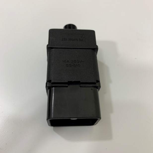 Đầu Đấu Nối Dây Cắm Điện Máy Chủ IEC 320 C20 Male Plug Power Cable AC Power Connector JIN HONG DA SS-810 16A 250V