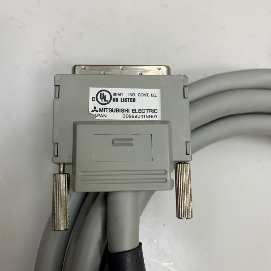 Cáp 3M 10ft Mitsubishi QC30B Cable VHDCI 68 Pin Pitch 0.8mm Male to Male For HMI Mitsubishi GT15 GOT-A900 Series witch PLC Mitsubishi Electric MELSEC-Q QnU Series