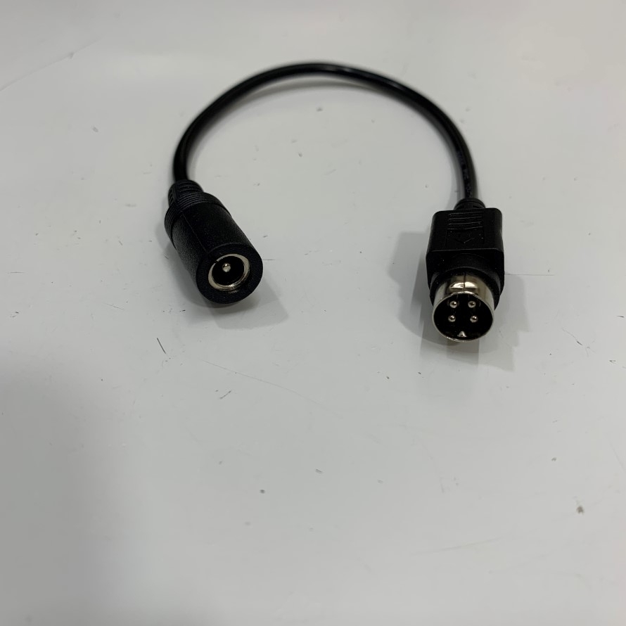 Jack DC to 4 Pin Power Cable Connector Size 5.5mm x 2.1mm & 2.5mm to 4 Pin Male Adapter Cord Power Cable Dài 20Cm
