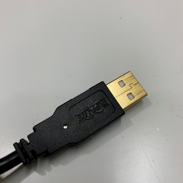 Cáp Lập Trình TRIPP LITE U022-006 USB 2.0 Type A Male to Type B Male Cable 1.8M For UPS EATON APC PLC CNC NC DNC Machine Communication Software Download Data Update Firmware