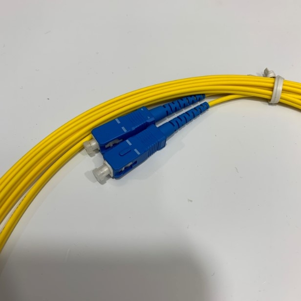 Dây Nhẩy Quang ADC Fiber Optic Cable Single Mode SC to LC OS2 9/125 Duplex Yellow 3 Meter Cable 2.0mm PVC
