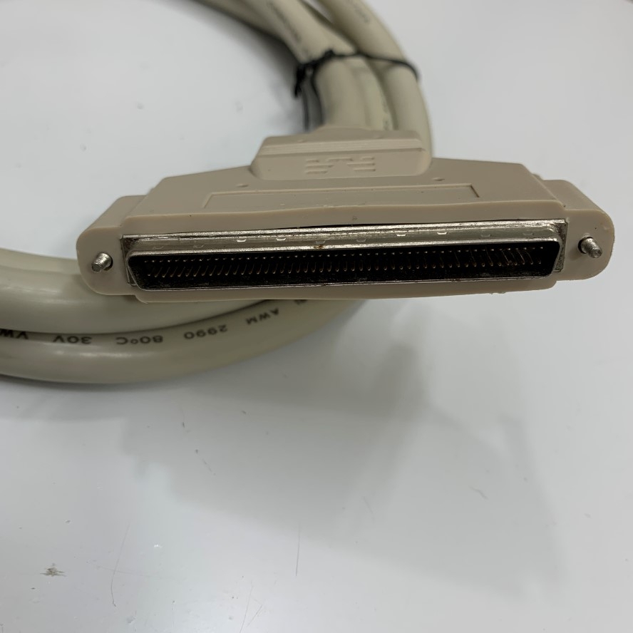 Cáp SCSI HPDB 100 Pin Male to Male Cable 2 Meter 6.5ft Straight Throug Grey OD 11.5mm For Industrial Computers Control CNC CMC