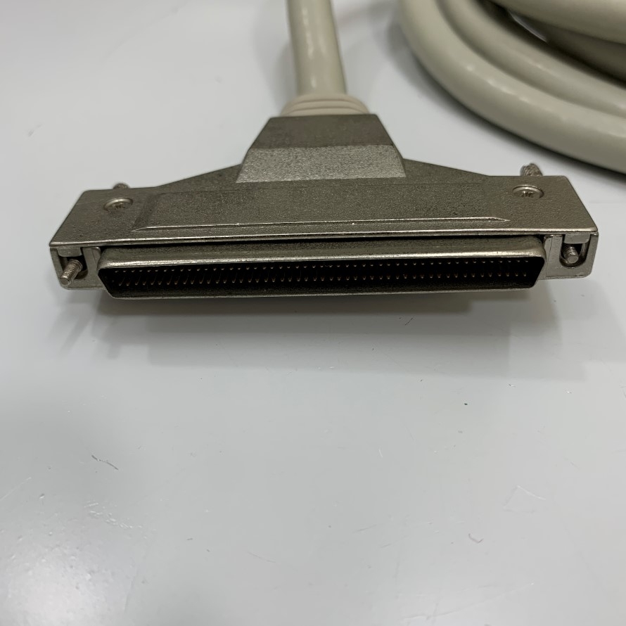 Cáp Keysight SCSI II HPDB 100 Pin Male to Male Cable Shielded 3 Meter 10ft Straight Throug Grey OD 11.5mm For Computer Control and Terminal block SCSI II U2903-60602