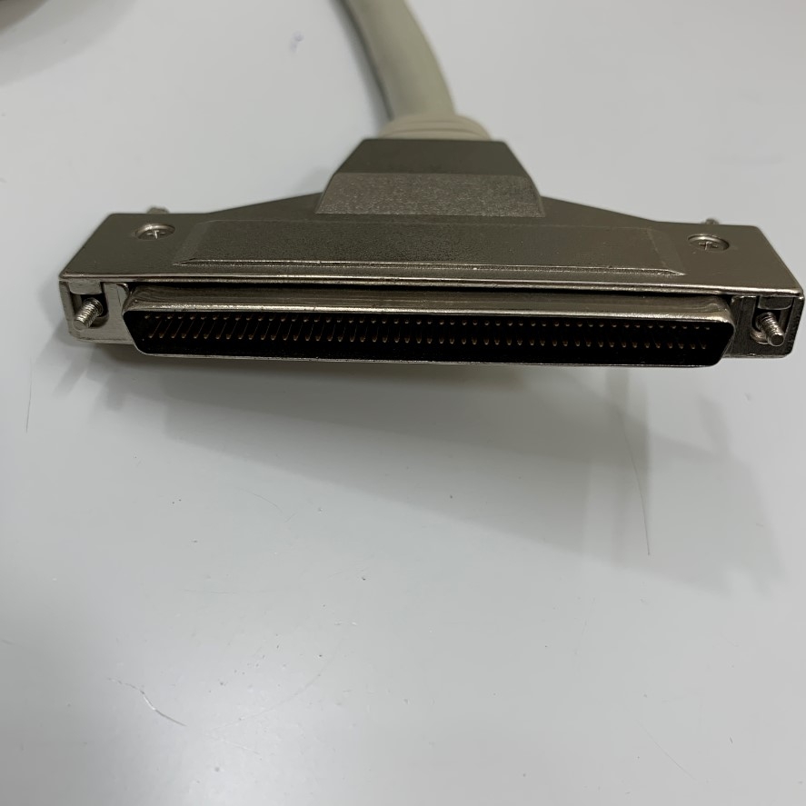 Cáp Keysight SCSI II HPDB 100 Pin Male to Male Cable Shielded 3 Meter 10ft Straight Throug Grey OD 11.5mm For Computer Control and Terminal block SCSI II U2903-60602