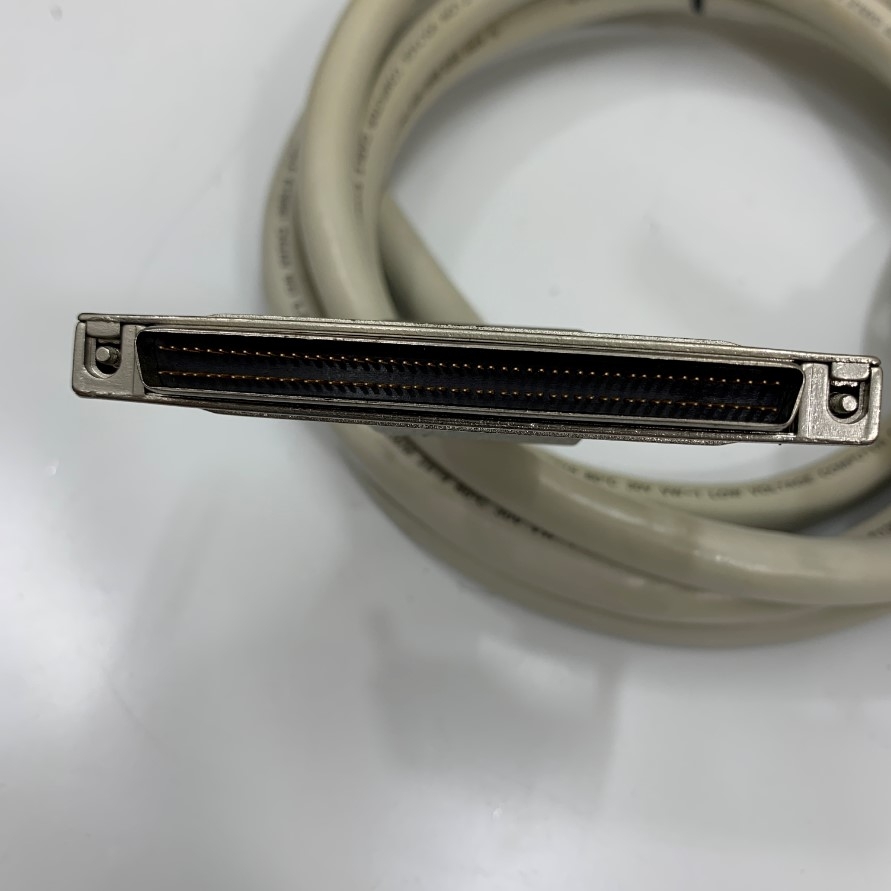 Cáp PCL-101100M-2E SCSI II 100 Pin Male to Male Shielded Cable 2.5M 8.3ft Advantech