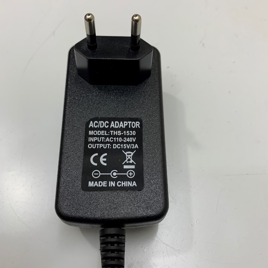 Adapter 15V 3A OEM THS-1530 Connector Size 5.5mm x 2.5mm