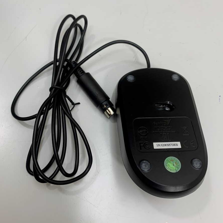 Chuột Quang Genius DX-120 Black PS/2 Optical Mouse 1000 DPI For Chống Đánh Cắp Dữ Liệu Máy Tính Và Xung Đột Ngắt Với Cổng USB Với Máy Tính Công Nghiệp