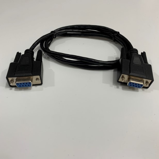 Cáp Kết Nối 6232-9F9F-03CRE RS232 Communication Cable Crossover Serial DB9 Female to DB9 Female Black Length 0.9M