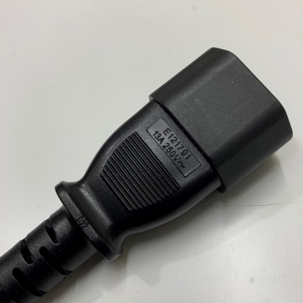 Dây Nguồn Máy Chủ Chính Hãng APC AP9870 LIAN DUNG 038-004-336 AC Power Cord IEC60320 IEC C13 to C14 13A 250V 16AWG 3x1.31mm² Cable OD 7.8mm Length 3M