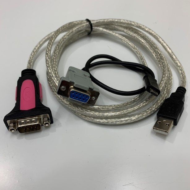 Combo Cáp Điều Khiển Console Switch Access Point HPE Aruba Cable Micro USB to RS232 DB9 Female 1ft Dài 0.3M + USB to RS232 Converter Z-TEK FTDI Chip