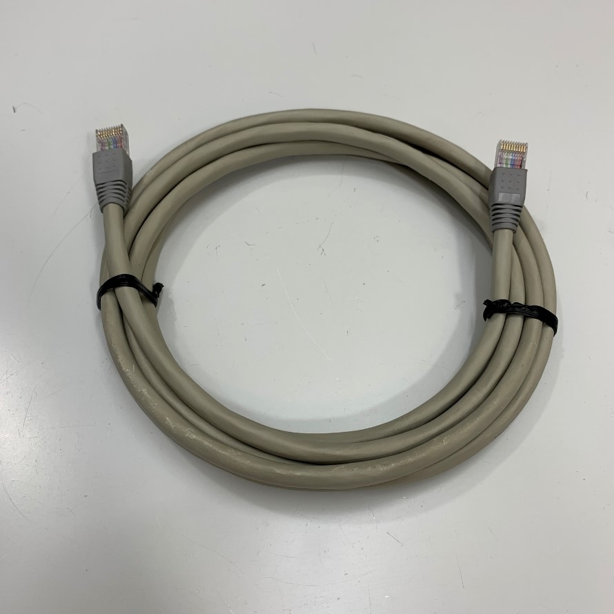 Cáp OEM OP-42212 Keyence SJ-C2H 10 Pin to 10 Pin RJ50 10P10C Color Gray Cable For SJ-H036, SJ-H* Series and Relay Box Keyence OP-84296 Dài 10M 33ft