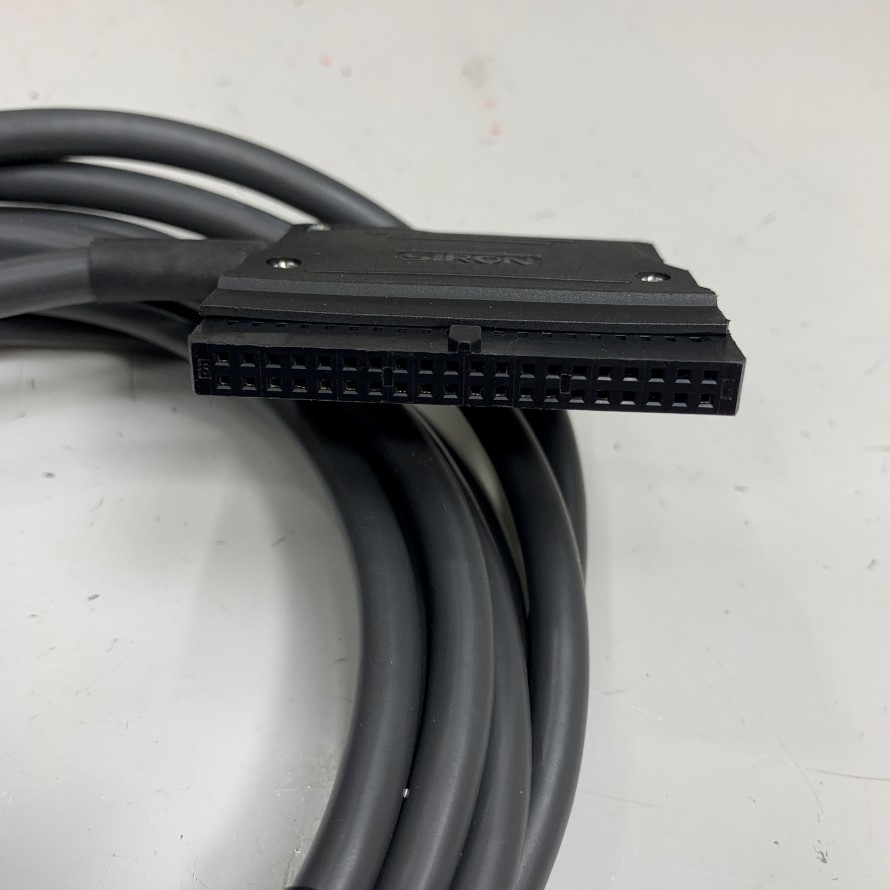 Cáp 3M 10ft Siron IDC 40 Pin Female to Female Pitch 2.54mm Round Cable 28AWG For PLC CNC Terminal Block Breakout Board Interface Adapter Module