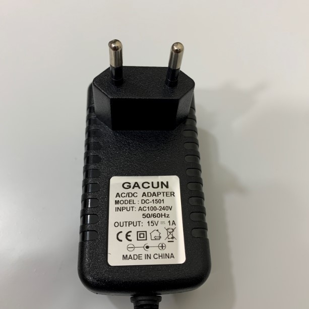 Adapter 15V 1A OEM DC-1501 Connector Size 5.5mm x 2.1mm