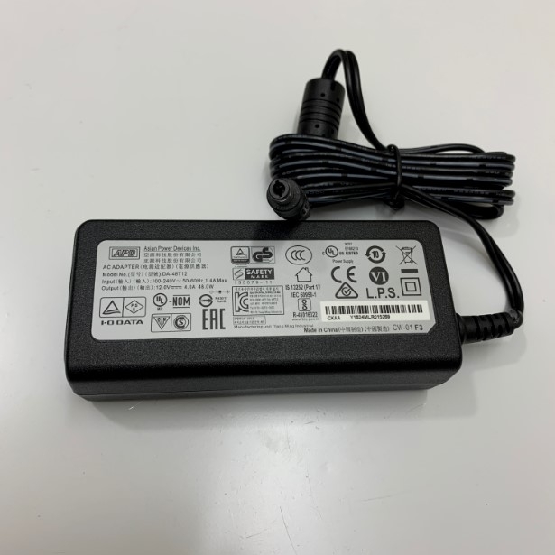 Adapter 12V 4A 48W APD OEM SINPRO Z1002 MPU63-105-610 Connector Tip Size 5.5mm x 2.5mm For Phân Tích Chất Lượng Điện POWER QUALITY ANALYZER PQ3198 Hioki