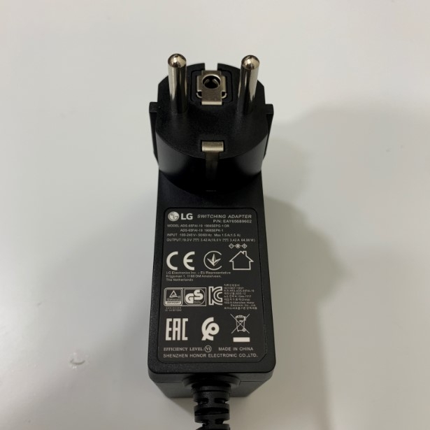Adapter 19V 3.42A LG ADS-65FAI-19 19065EPG-1 Connector Size 6.5mm x 4.4mm For Màn Hình Máy Tính LG 27GL850 32UN500 32BN50U 32UN550 32UN650