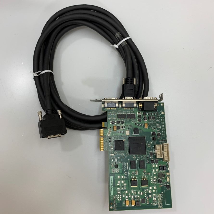 Combo Card Matrox Solios EV-CL SOL2MEVCLB Camera Link Capture + Cáp Cable Camera Link PoCL SDR/MDR 26 Pin Dài 5M 17Ft For Camera Industrial Basler, Baumer, JAI Spark Series