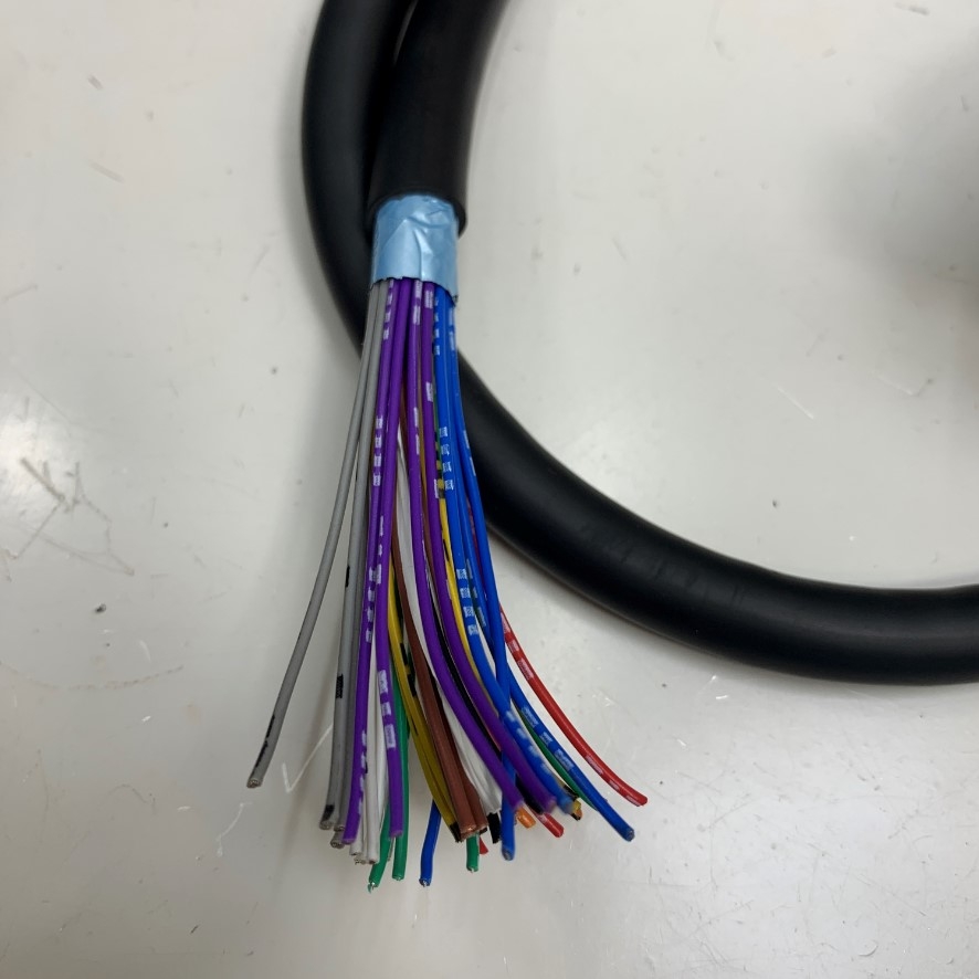 Cáp Điều Khiển Dài 0.6M 3ft I/O Control Board Data Connector DB37 37 Pin Female to 37 Core Open End Cable ILSAN E211405 37 Core x 0.2mm² 24AWG