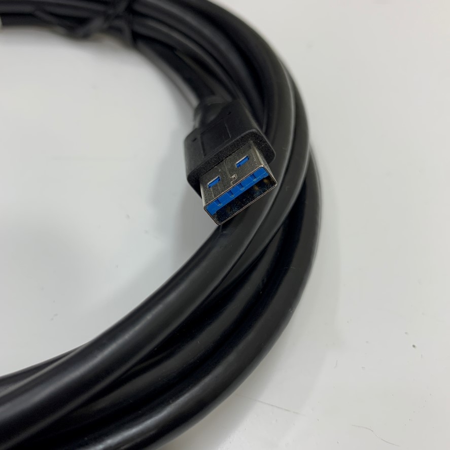 Cáp OEM NU3MBASU3S-3M Dài 3M 10ft Cable USB 3.0 Type A to Type Micro-B With Screw Locking For Omron Sentech STC Series USB3.0 Series Industrial Camera