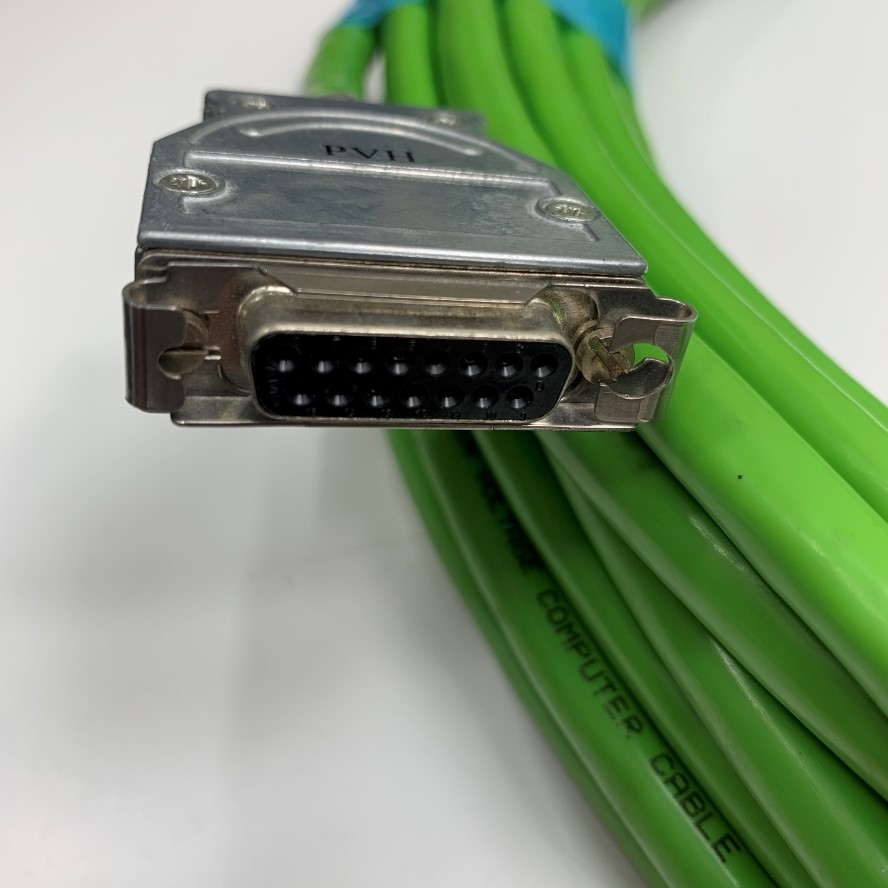 Cáp Điều Khiển Siemens 6ES5727-1CB50 Dài 15M 50ft Connector DB15 15 Pin D-Sub Male to Female Cable Simatic Net 6ES5 727-1 For Industrial Ethernet Siemens Simatic CPU PLC Controller