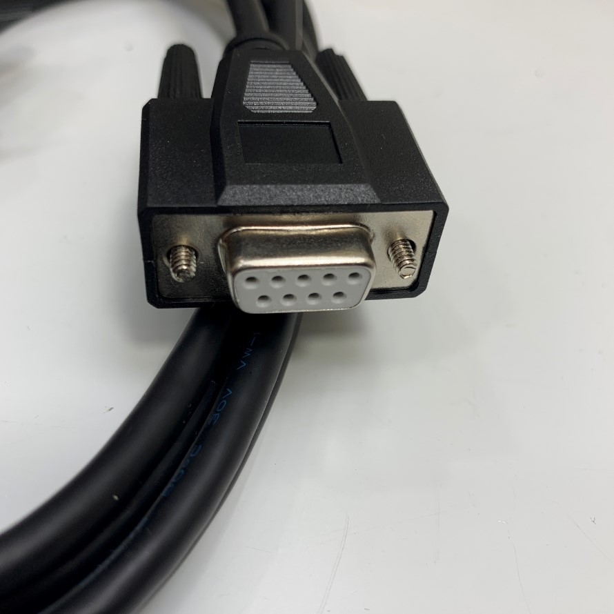 Cáp Điều Khiển RS-232C Cable P/N 321-60754 Dài 1.8M 6ft Shielded Cable Serial Null Modem DB25 Male to DB9 Female For Shimadzu Balance witch Computer Communication Data Transfer