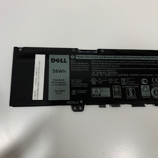 Pin Máy Tính Xách Tay Dell F62G0 Battery For Dell Inspiron 13 7373 I7373 7370 7380 5370 7386 P83G P83G001 P83G002 P87G P87G001 Vostro 13 5370 D1525S R1605S Series