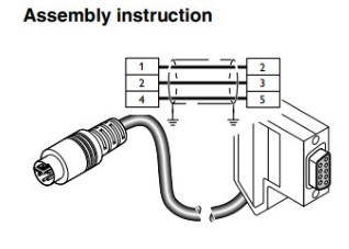 Bộ Comb Lập Trình Cable 2400127 Phoenix Contact RS232 Mini Din 6 Pin Male to DB9 Female Dài 3M + USB to RS232 Z-TEK For Phoenix Contact PCL Với Computer