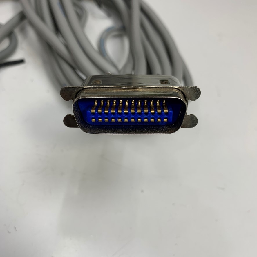 Cáp 2M 6.5ft Centronics 24 Pin Male to 2 Port Dual Centronics 24 Pin Male 2 Rows 2.16mm Pitch + 2 Port SANWA 41-6590 4 Pin Female Y-Splitter Cable