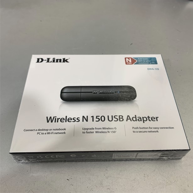 Card Mạng Không Dây USB Wireless N 150Mbps Adapter D-Link DWA-123 For Computer Notebook PC