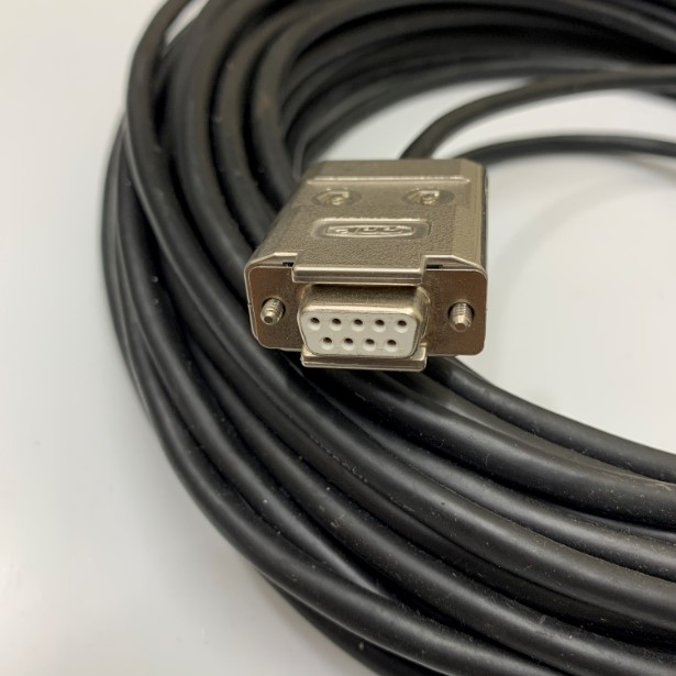 Cáp RS232 DB9 Extension Cable Male to Female All 9 Lines Straight Through 10Ft Dài 3M Có Chống Nhiễu Shielded For Industrial PLC CNC