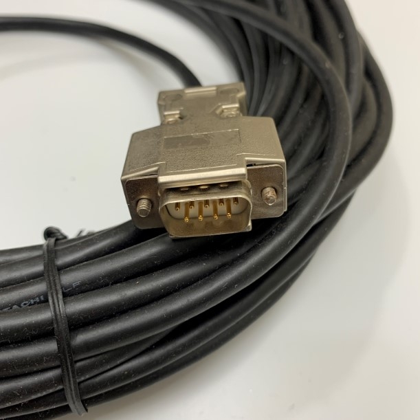 Cáp RS232 DB9 Extension Cable Male to Female All 9 Lines Straight Through 10Ft Dài 3M Có Chống Nhiễu Shielded For Industrial PLC CNC