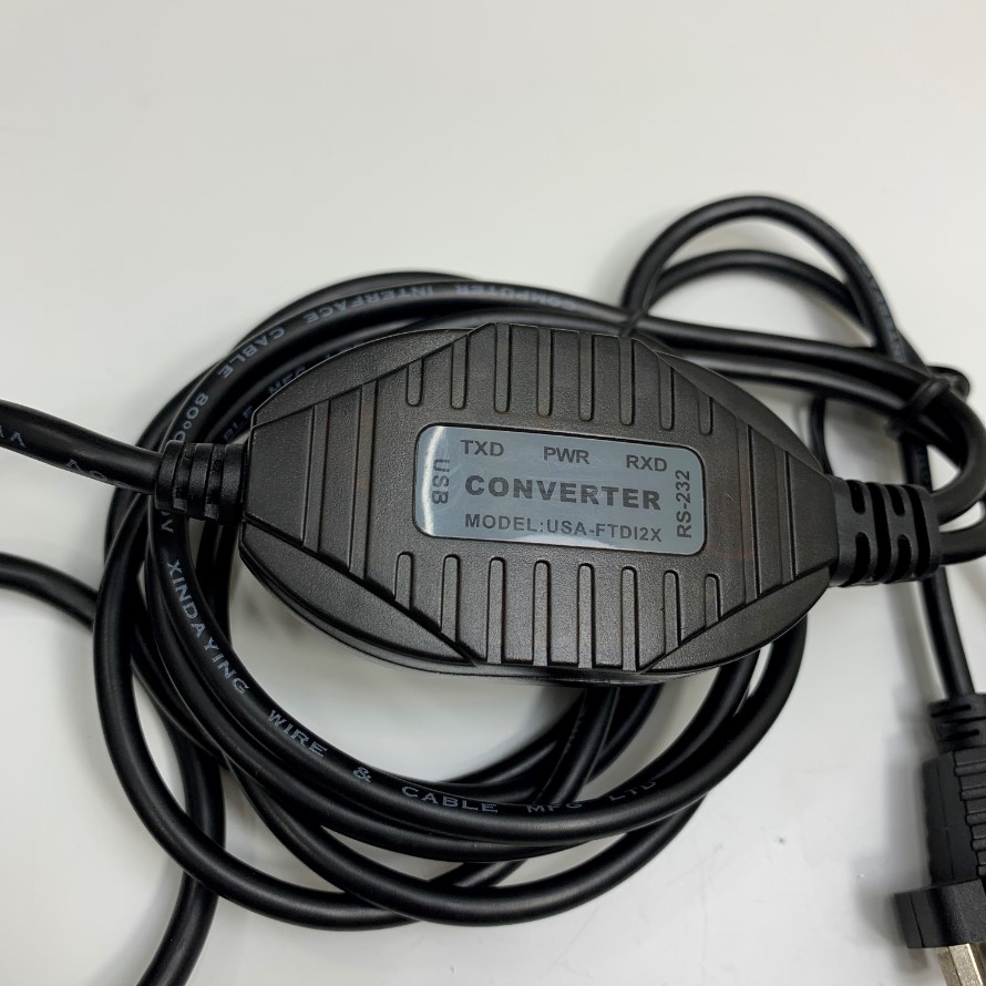 Cáp USB 2.0 to 2 Port RS232 Serial Converter FTDI Chip Dài 1.5M 5ft OEM P/N: S321-62520 USB-Serial Adapter For Shimadzu AP Series Balance witch Computer Data Communication