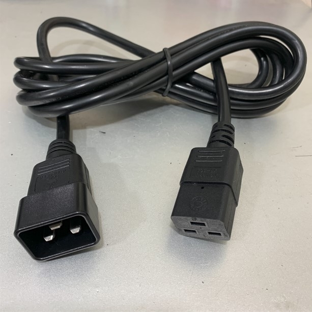 Dây Nguồn Máy Chủ 3M 10ft XIONGRUN AC Power Cord IEC320 C19 to C20 16A 250V 14AWG 3x1.5mm² 105°C UL CSA OD 8.5mm For Rack PDU UPS APC Witch Server Dell HP Lenovo