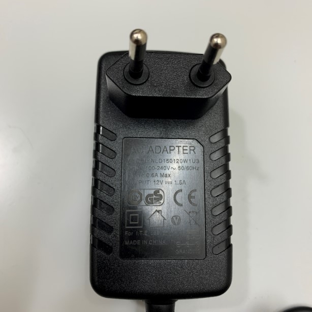 Adapter 12V 1.5A Shenzhen NLD150120W1U3 Connector Size 5.5mm x 2.1mm