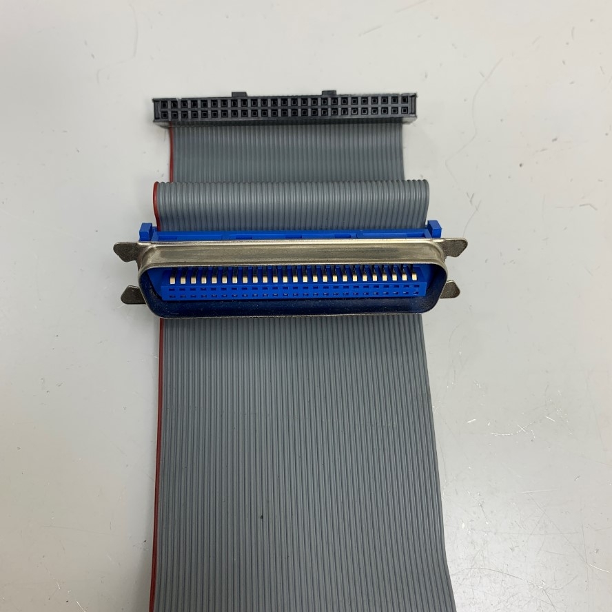 Cáp SCSI 50 Pin Male Centronics to IDC 50 Pin Female Pitch 2.54mm Connector Cable Dài 0.7M 2.3ft