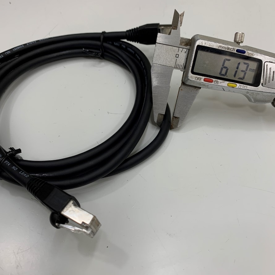 Cáp Mạng 2M 6.5ft CAT5E S/FTP Gigabit Ethernet Shield Black Cable RJ45 4PAIRS 28AWG E20851 UL For Digital Audio Network, Industrial Ethernet