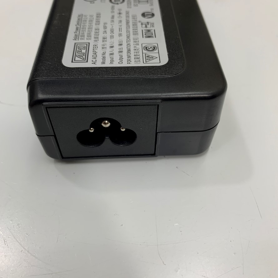 Adapter 19V 4.74A 90W APD DA-90F19 Connector Size 5.5mm x 2.5mm For Mini PC Intel NUC, Nas Western Digital