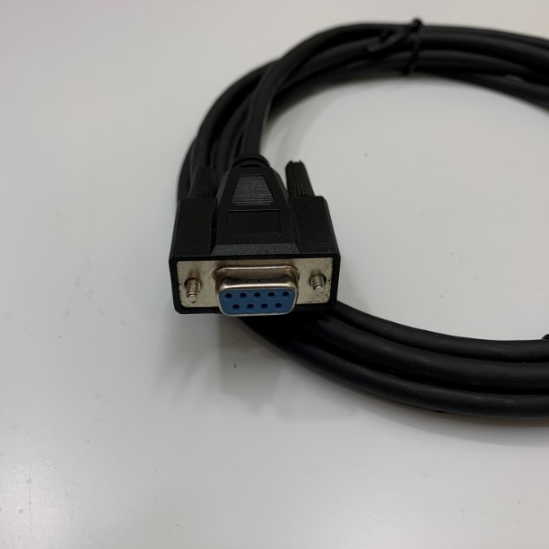 Cáp Lập Trình 7Ft Dài 2M Cable RS-422/RS-485 DB9 Male to DB9 Female For HMI Fuji Electric Monitouch V8 V9 Series and PLC Allen Bradley SLC500 SLC5/03 and later 1747-KE DF1