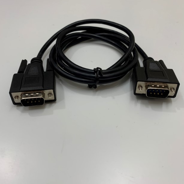 Cáp RS-232C Serial DB9 Male to Male Dài 1.2M 4ft Shielded Cable For Cân Điện Tử CAS XE-600HR, CAS XE Series Industrial Weiching Machine and Thermal Receipt Pinter POS-5870 Interface RS232