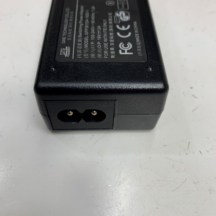 Adapter 19V 2A 38W GME GFP361DA-1920-1 Connector Tip Size 5.5mm x 2.5mm For Màn hình Philips, AOC LCD Monitor