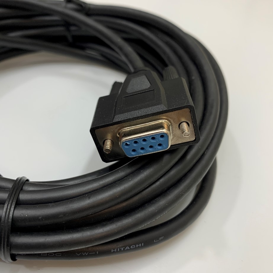 Cáp Lập Trình 1761-CBL-PM02 Serial DB9 Female to 8 Pin Mini Din Cable Dài 2M 6.56Ft For PLC Allen-Bradley 1766-L32BWAA and PanelView 800 HMI Terminals Allen-Bradley 2711R-T10T