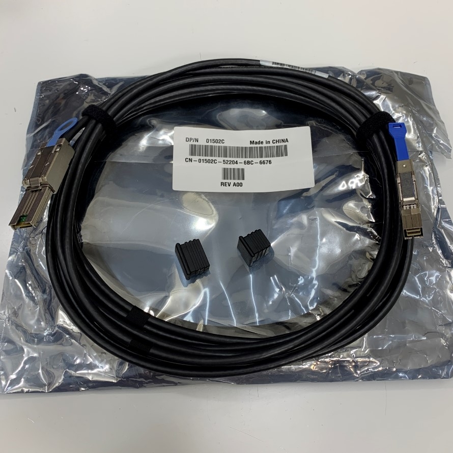 Cáp Dell Part CN-01502C Dài 3M External Mini SAS-HD SFF-8644 to SFF-8088 Mini SAS Cable Molex Data Server Raid