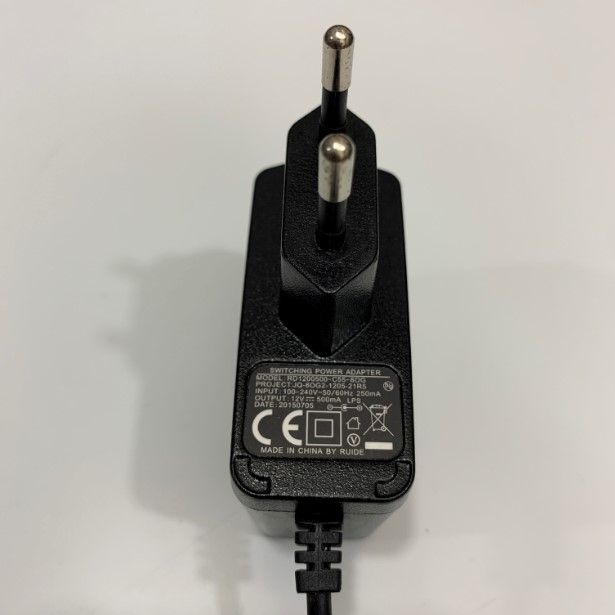 Adapter OEM A&D AX-TB110 RD1200500-C55 12V 0.5A + ---C--- - Connector Size 5.5mm x 2.1mm For Cân Điện Tử A&D Precision Balances GX-K GPR HF HP HR-A HR-AZ HR-i