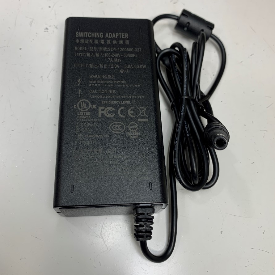 Adapter 12V 5A 60W SOY Connector Tip Size 6.5mm x 3.0mm