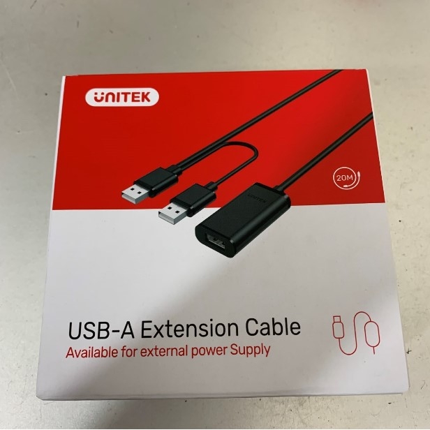Cáp Nối Dài USB Có IC USB 2.0 A Male to A Female Extension IC Chipset Cable Chính Hãng Unitek Y-279 Length 20M