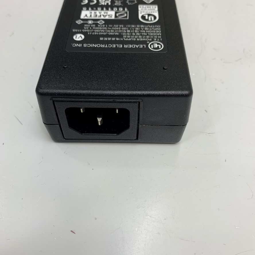 Adapter 54V 1.67A 90W LEI NU90-J540167-I1 Connector Tip Size 4.0mm x 1.7mm For POE Power Supply Switch