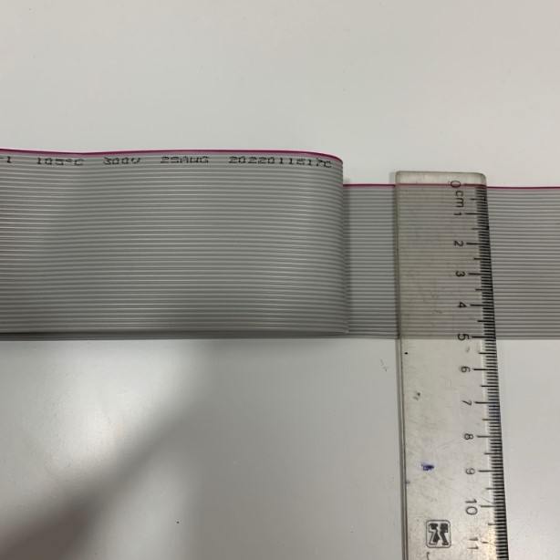 Cáp 40 Pin Flat Ribbon Cable 1.27mm Pitch 40 Way Unscreened 50.8mm Width 28AWG 300V Length 1M