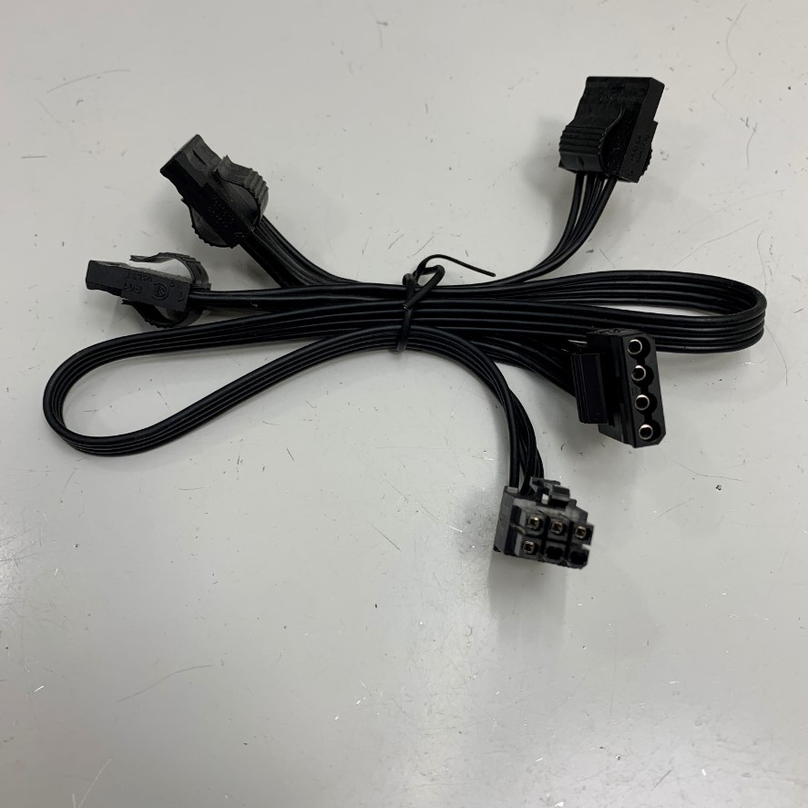Dây Nguồn Dài 75Cm Power Cable Corsair 34-0 00373 6 Pin to 4 Molex ATA
