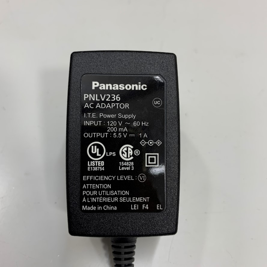 Adapter 5.5V 1A Panasonic PNLV236 Connector Size 4.8mm x 1.7mm x 15mm For Điện Thoại Bàn Mẹ Con Kéo Dài Panasonic KX-TGM450